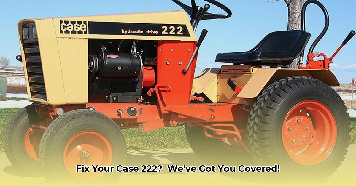 case-222-garden-tractor